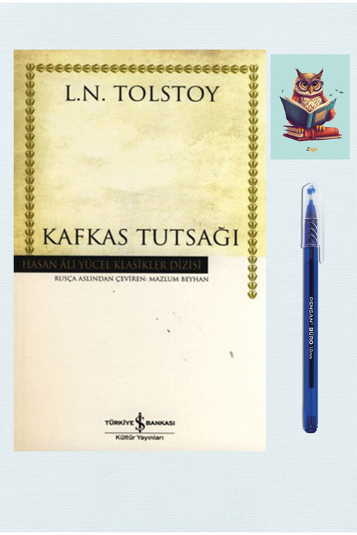 Dara Yayınları Kafkas Tutsağı - Tolstoy - İş Bankası Kültür Yayınları - Pensan Büro Mavi Tükenmez Kalem